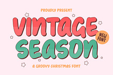 Vintage Season - Christmas Font