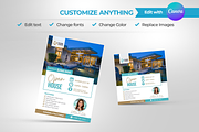 The Open House Real Estate Canva, a Flyer Template by antyalias store (Thumbnail 2 of 3)