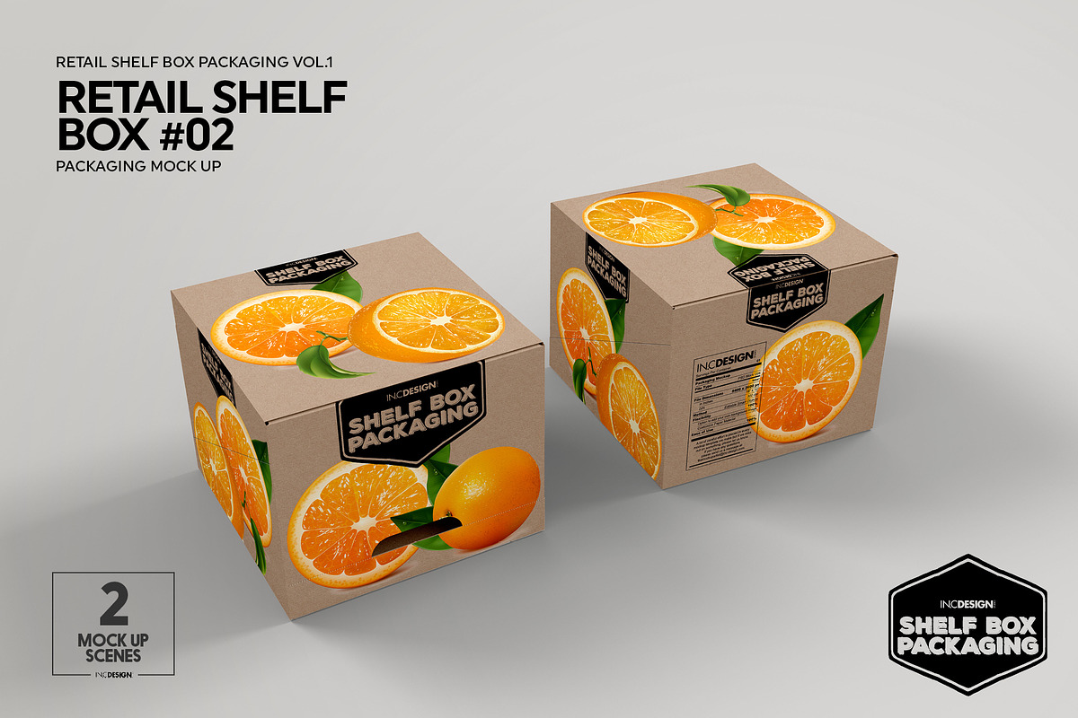 Retail Shelf Box 02 Packaging Mockup, a Packaging Mockup by INCDesign (Photo 7 of 7)