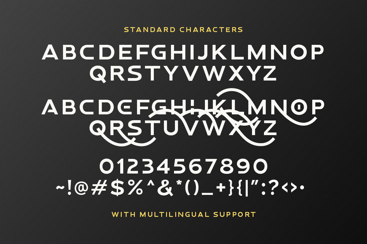 Proxemic - Advanced Logo Font, a Font by Sarid Ezra (Photo 8 of 8)