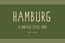 Hamburg - A Vintage Style Font
