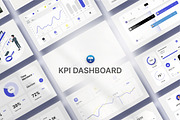 KPI Dashboard Presentation, a Presentation Template by KreateTribe (Thumbnail 1 of 6)