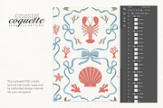 Coastal Coquette Seamless Pattern, a Pattern Graphic by Dina Mae (Thumbnail 8 of 14)
