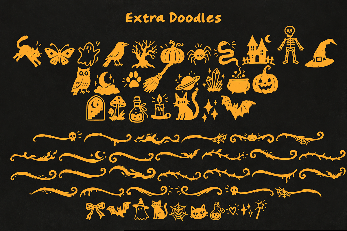 Wicked Shadow Spell, a Handwritten Font by cocodesign (Photo 5 of 9)