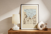 Mediterranean Vacation Print Posters, an Object Graphic by DesignThatMatters (Thumbnail 2 of 13)