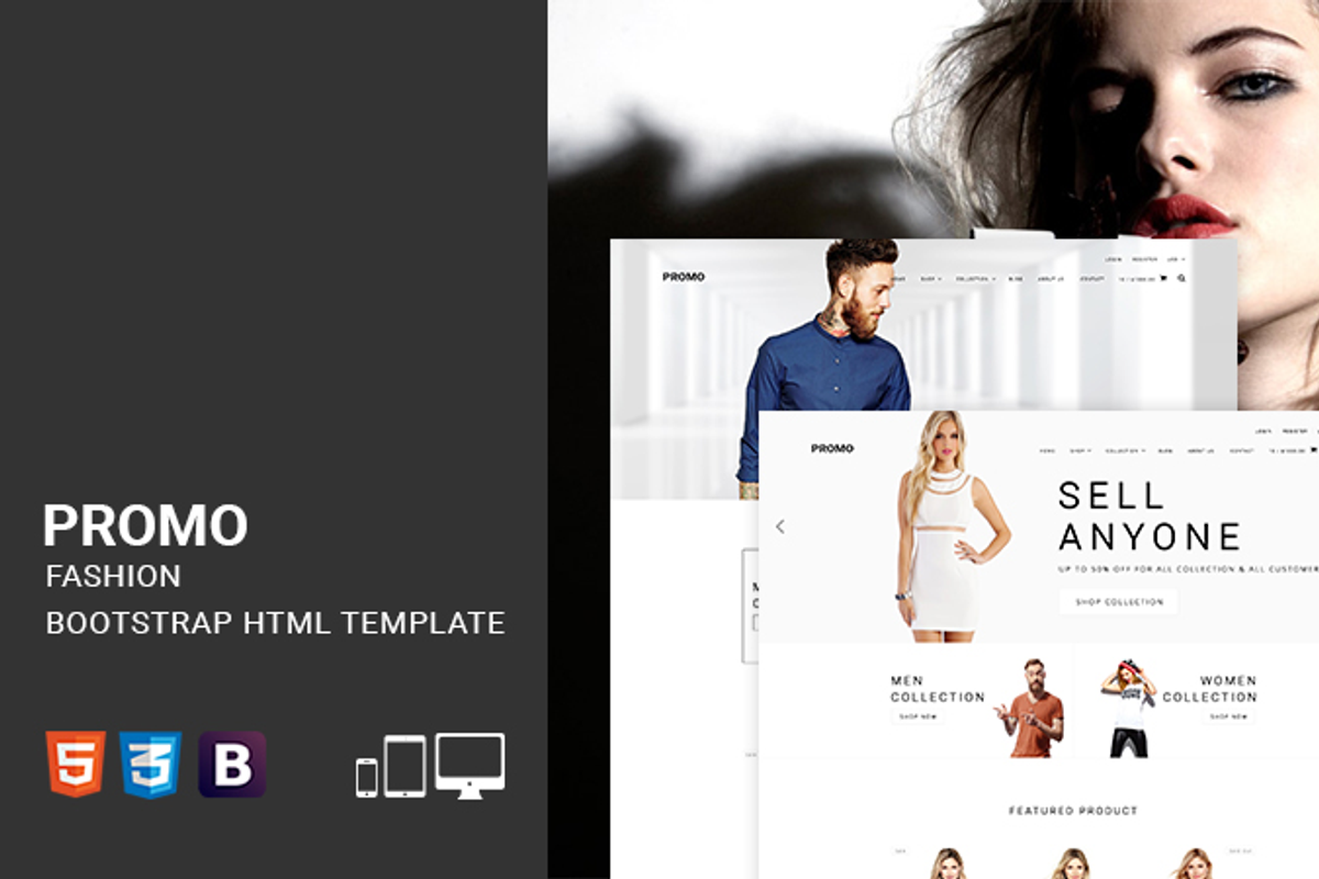 Promo - Fashion HTML Template, a Shopify Template by ThemeTidy Shopify Agency (Photo 1 of 2)