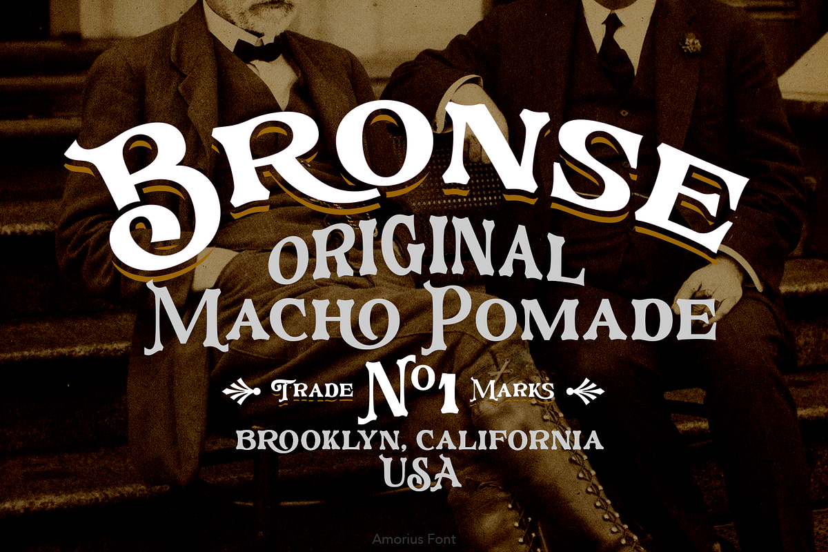 Amorius Vintage Font, a Serif Font by madeDeduk (Photo 5 of 8)