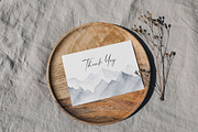 Watercolor Mountains Clipart, a Background Graphic by Lemon design (Thumbnail 7 of 8)