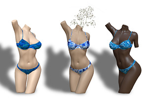 Mockup Swimsuit Mannequins