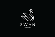 Colorful Geometric Swan Vector Logo, a Branding & Logo Template by yopie (Thumbnail 3 of 4)