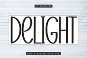 Delight, a Sans Serif Font by InermediaSTUDIO (Thumbnail 1 of 6)