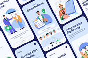Insurance Illustration Art Set, a Finance Illustration by Creative Stall (Thumbnail 3 of 9)