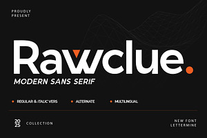 Rawclue - Modern Sans Serif
