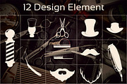 Barber Shop Logo Emblems, a Branding & Logo Template by Artha Desain (Thumbnail 2 of 14)