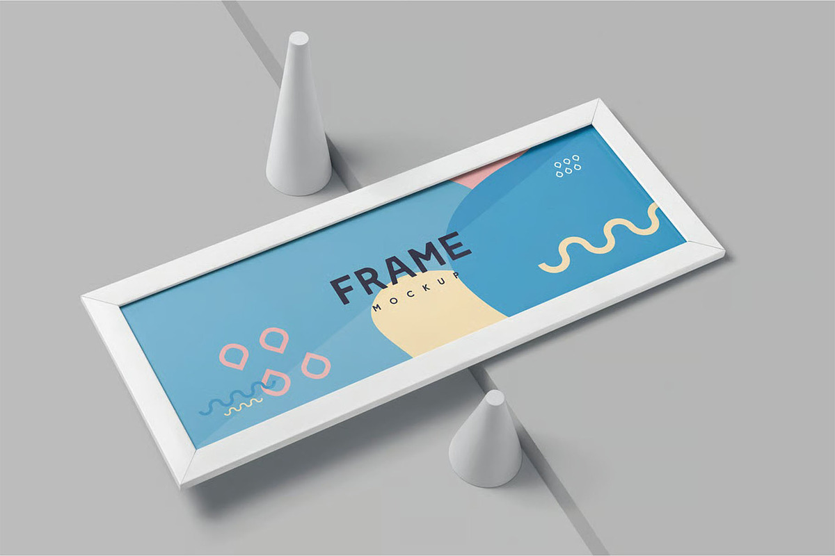 Landscape Frame Mockups, an Advertising Mockup by megostudi0 (Photo 6 of 7)