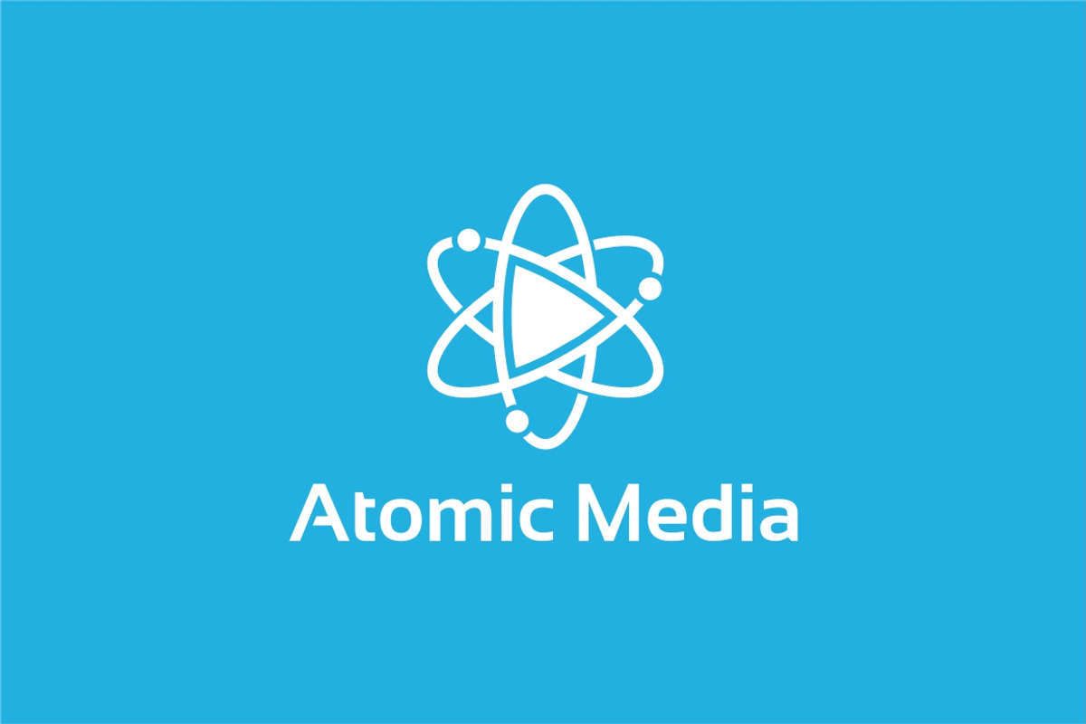 Atom Media Logo Template, a Branding & Logo Template by PutraCetol Studio