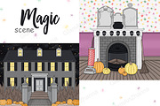 Magic Scene, a Seasonal Illustration by GlamArtZhanna (Thumbnail 3 of 3)