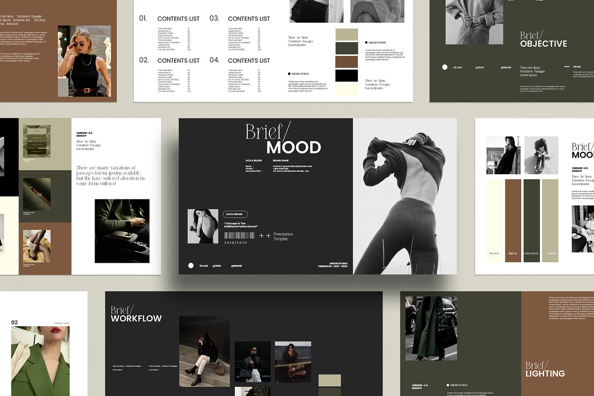 Brief Mood Presentation Template, a Presentation Template by Slide-Agency (Photo 5 of 12)