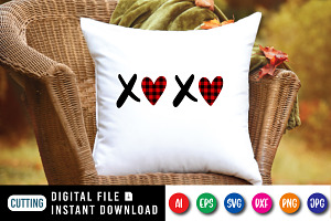 XO XO Happy Valentine Shirt SVG