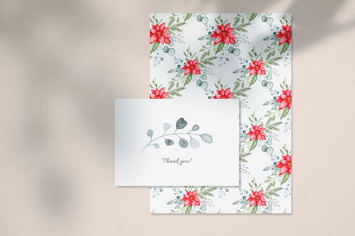 Winter Botanical Watercolor Set, a Decorative Illustration by Liliia Polos Illustration (Photo 10 of 10)