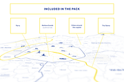 The Paris City Map, an Object Graphic by La Station B. (Thumbnail 2 of 3)