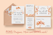 Watercolour Tree Wedding Suite, an Invitation Template by Knotted Design (Thumbnail 1 of 4)