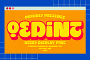 Oedint, a Sans Serif Font by saskaratype (Thumbnail 1 of 10)