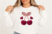Faux Crochet Valentines Day Cherry, an Illustration by DreamArtGraphic (Thumbnail 2 of 6)