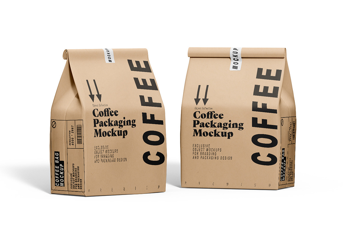 Coffee Bag Packaging Mockup PSD, a Packaging Mockup by pixelmock (Photo 16 of 19)