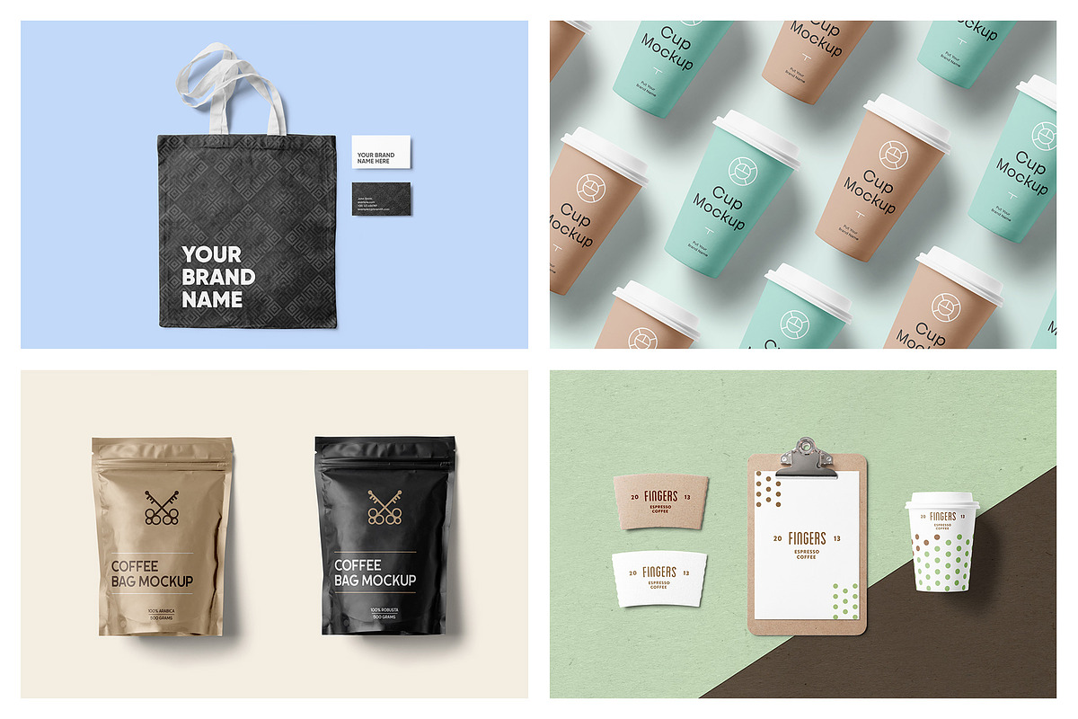 Coffee Stationery Mockups, a Cups & Container Mockup by MockupForest (Photo 4 of 7)