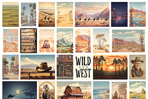 123 Wild West Prints