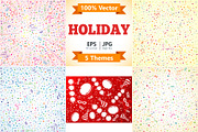 Birthday, Christmas Backgrounds, a Decorative Illustration by TAlex (Thumbnail 1 of 6)