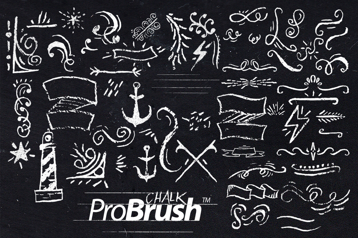Chalk ProBrush™ + Bonus Elements preview 2
