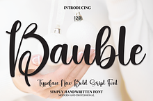 Bauble | Script Font