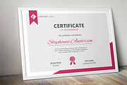 Modern MS Word certificate template, a Stationery Template by Inkpower (Thumbnail 1 of 6)