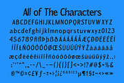 CS Alondra Rippled, a Sans Serif Font by Craft Supply Co. (Thumbnail 8 of 8)