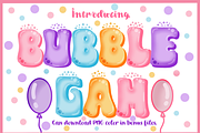 Bubble Gam-PNG fonts, a Symbol Font by It me digital art (Thumbnail 1 of 8)