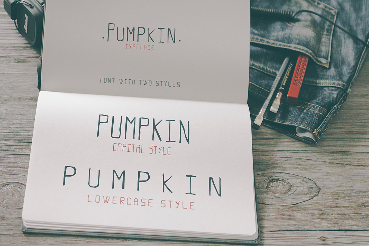 Pumpkin Script Typeface preview 2