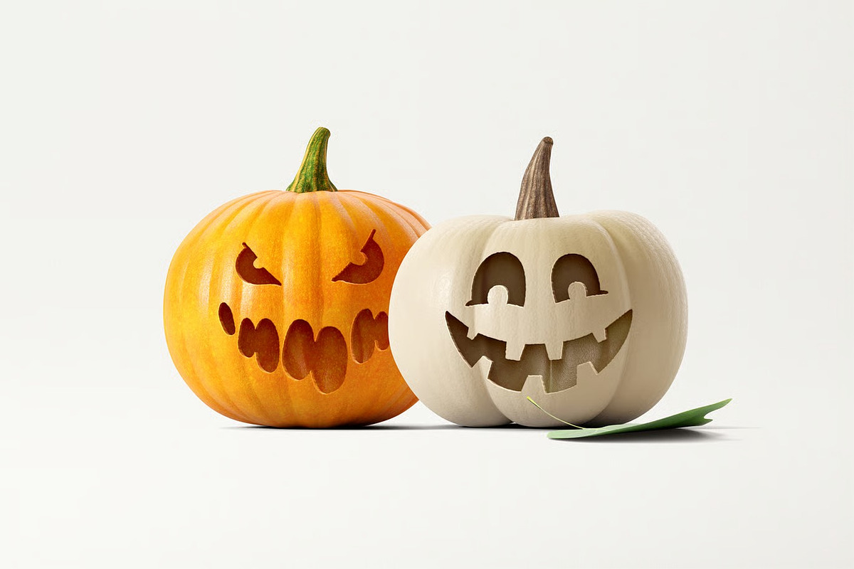Halloween Pumpkin Mockup, a Product Mockup by zpackcreative (Photo 2 of 6)