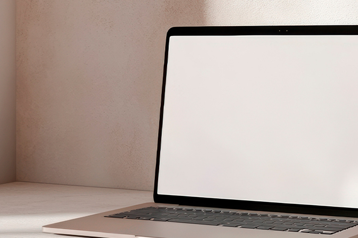 Laptop Screen Mockup with Warm Natur, a Wearable Device Mockup by Mego-studio (Photo 2 of 4)