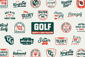 Golf Logotype & Badge Pack, a Branding & Logo Template by Skilline Supply Co.