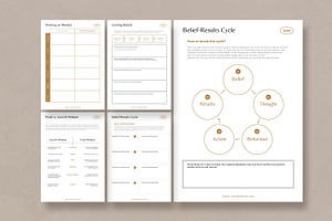 Life Coach Worksheet Bundle CANVA