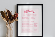 Airbnb Welcome Sign Canva Template, a Poster Template by Story Native (Thumbnail 5 of 5)