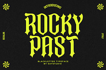 Rocky Past - Blackletter Display