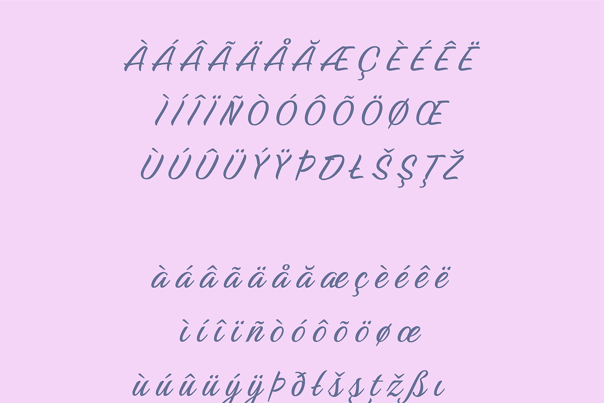 Panole Calligraphy Script, a Script Font by Creative Foundry (Photo 7 of 8)