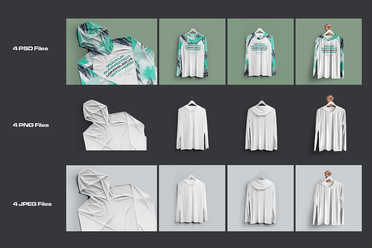 Mockup Long Sleeve Shirt SunProtect, a Shirt Mockup by Grow Design Craft Studio (Photo 7 of 7)