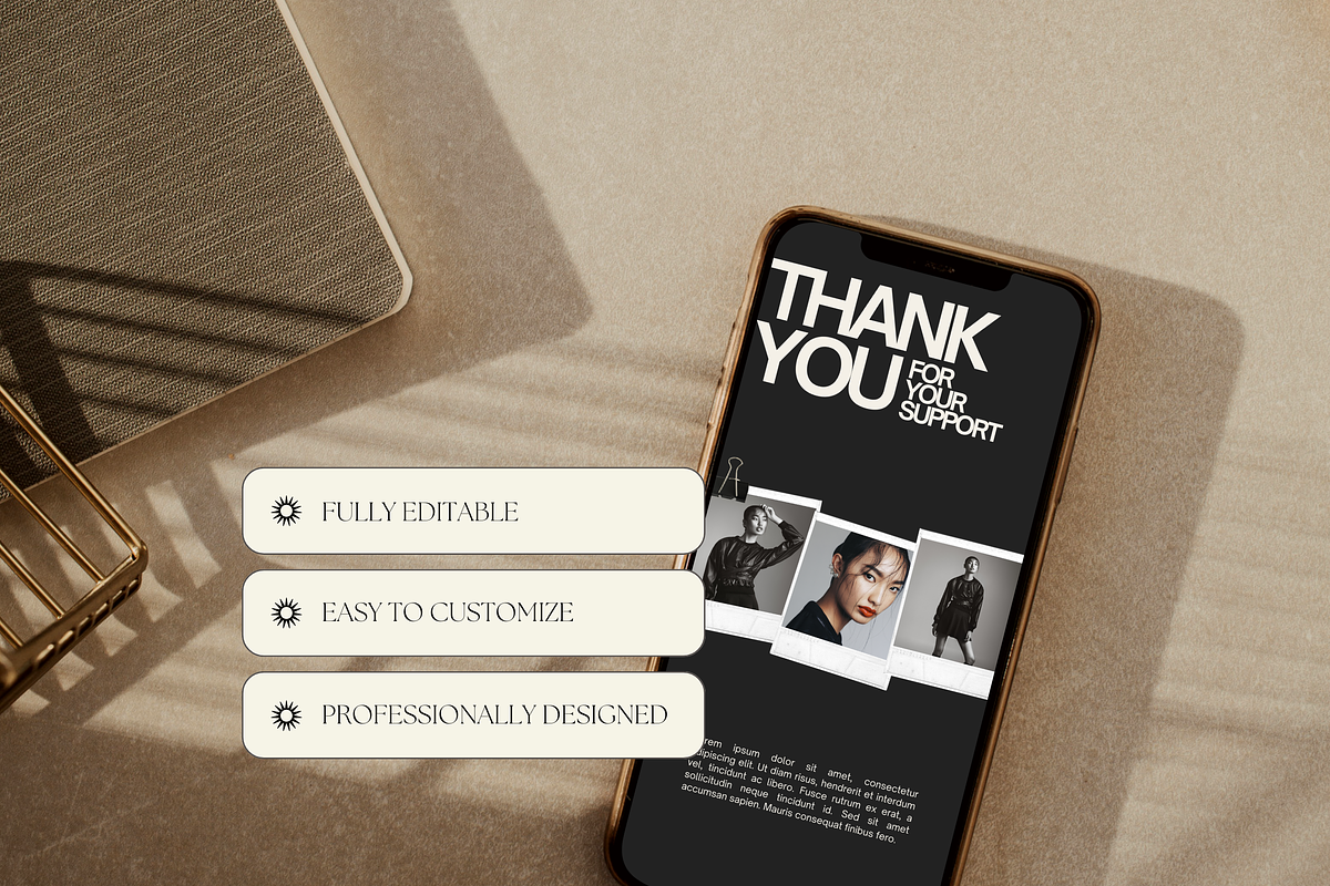 Modern Instagram Stories Posts Canva, a Social Media Template by Branding Babe Co. (Photo 6 of 7)