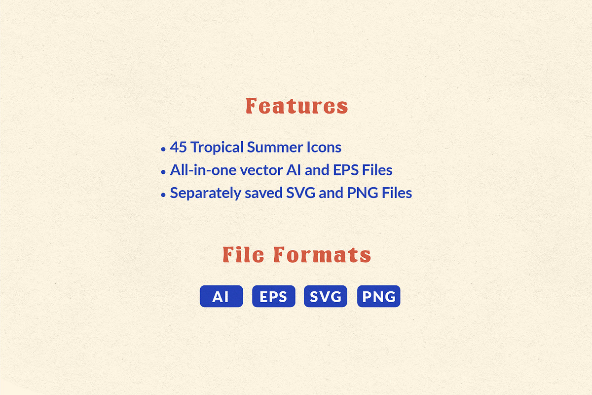 Tropical Summer Icon Collection, a Solid Icon by cd-design.co (Photo 6 of 6)