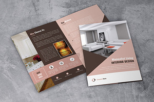 Interior Design Bifold Brochure