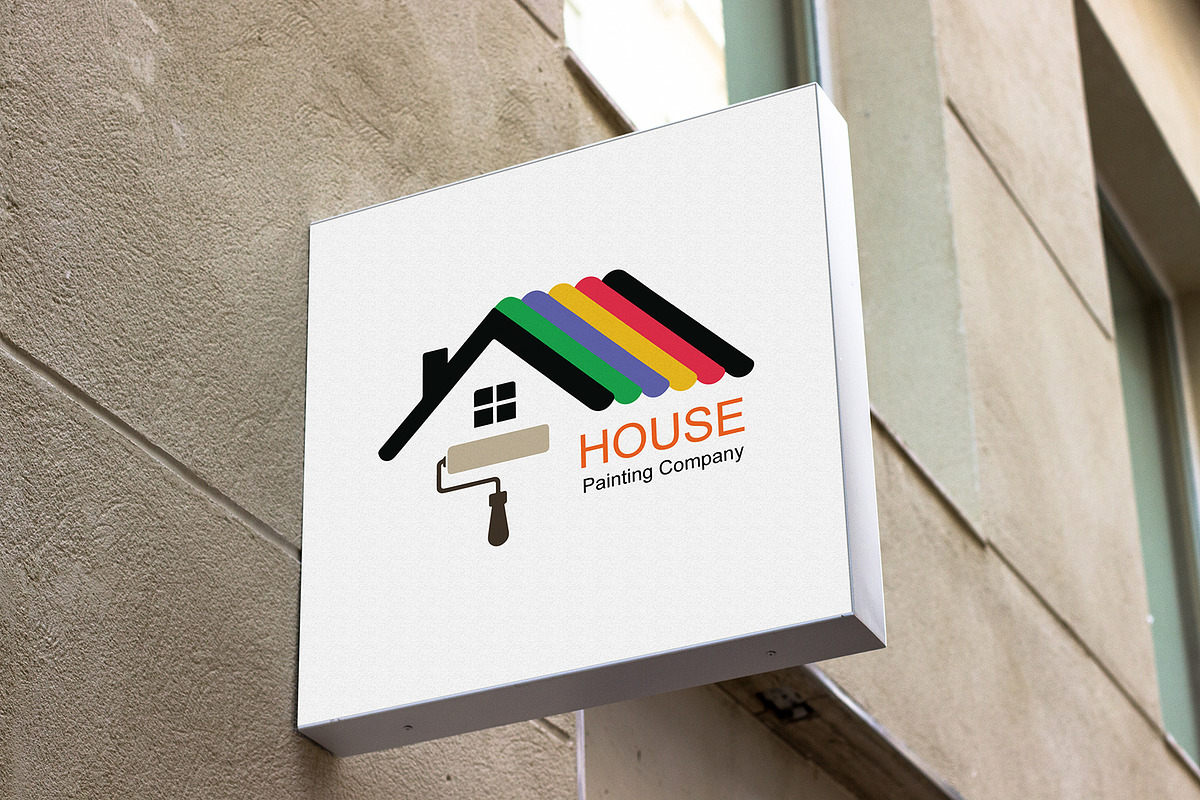 Painting Company Logo Template preview 8